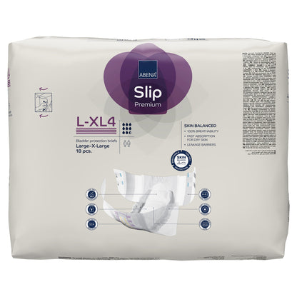 Abena Slip Flexi Fit Unisex Adult Incontinence Brief Large / X-Large Disposable Heavy Absorbency (1246196_PK)