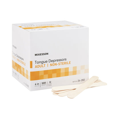 McKesson Tongue Depressor 6 Inch Length Wood Senior (484942_CS)