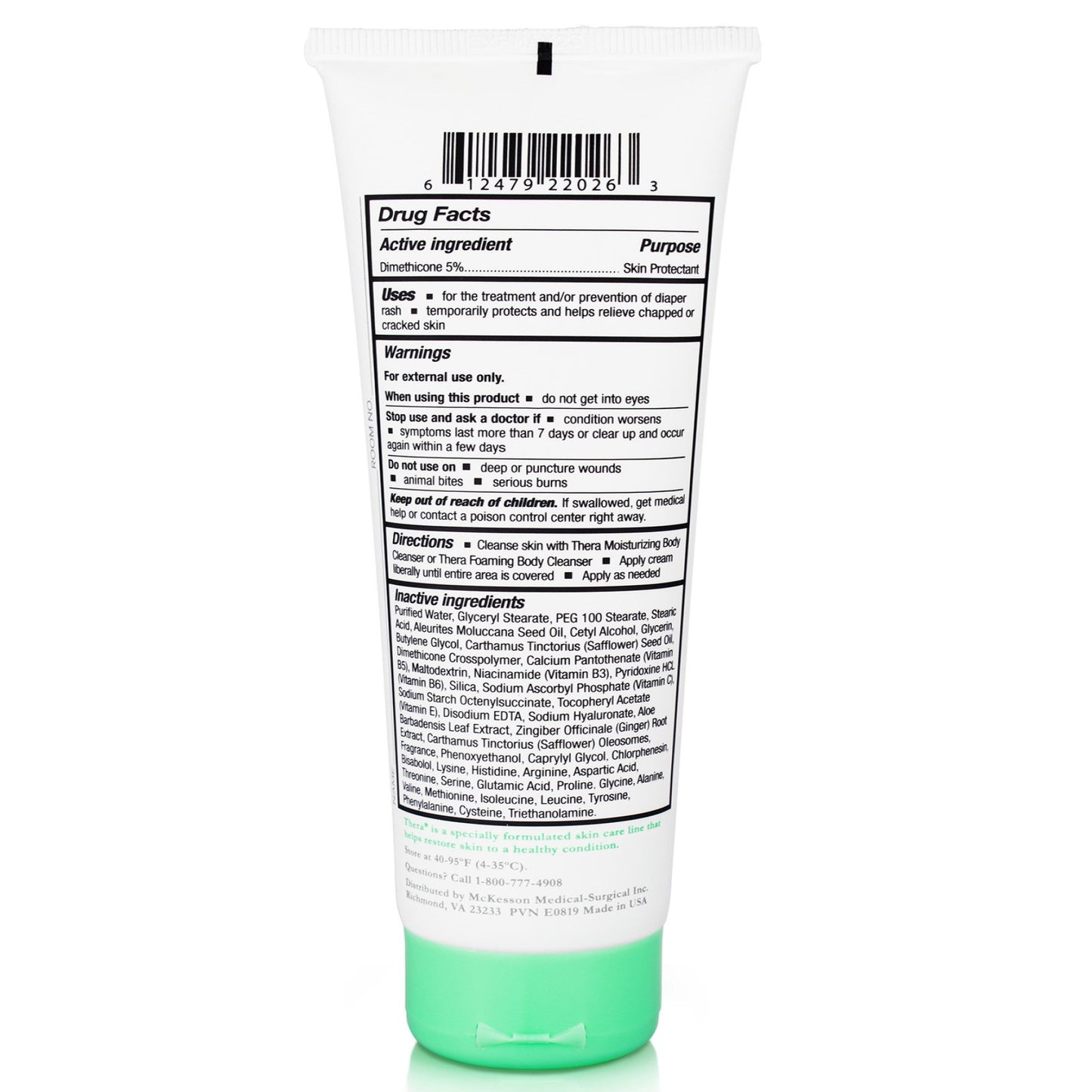 Thera® Dimethicone Body Shield Skin Protectant 4 oz. Tube Scented Cream (1049767_BT)