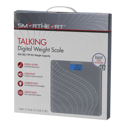 Veridian® Floor Scale Digital Display 438 lbs. / 199 kg Capacity Gray Battery Operated (1218868_CS)