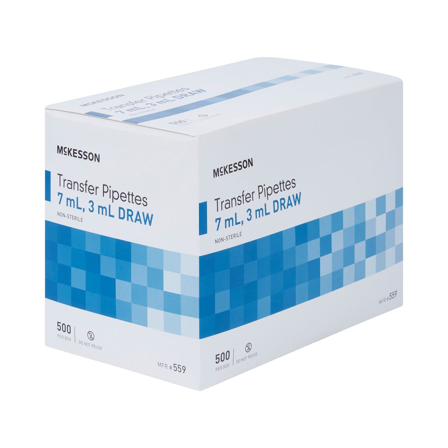 McKesson Transfer Pipette 7.5 mL 0.5 to 3 mL Graduation Increments NonSterile (911826_CS)