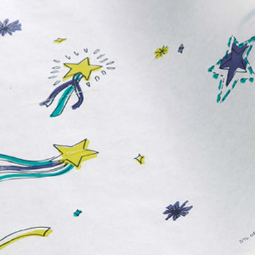 Stars of Hope® Table Paper 21 Inch Width 125 Foot Length Print (Stars) Crepe (496862_CS)