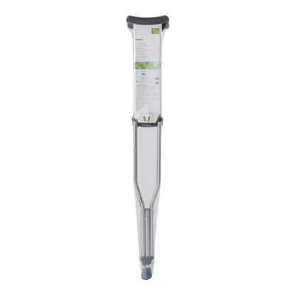 McKesson Underarm Crutches Tall Adult 5 Foot 10 Inch to 6 Foot 6 Inch User Height Aluminum Frame 350 lbs. Weight Capacity (1065232_CS)