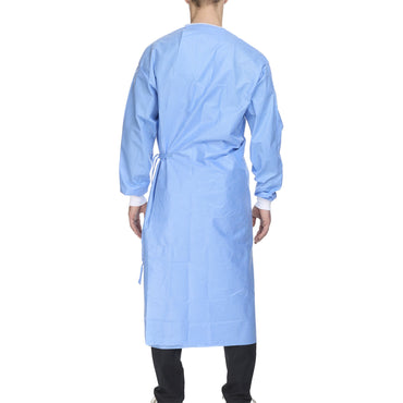 McKesson Non-Reinforced Surgical Gown with Towel X-Large Blue Sterile AAMI Level 3 Disposable (1104453_PK)