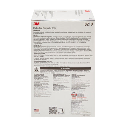3M™ Particulate Respirator Mask Industrial N95 Not Rated Elastic Strap One Size Fits Most (794716_CS)