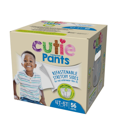 Cutie Pants® Male Toddler Training Pants Size 4T to 5T Disposable Heavy Absorbency (831581_BG)
