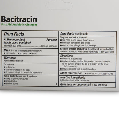 Clay Park Laboratories First Aid Antibiotic Bacitracin Ointment 0.5 oz. Tube (490553_EA)