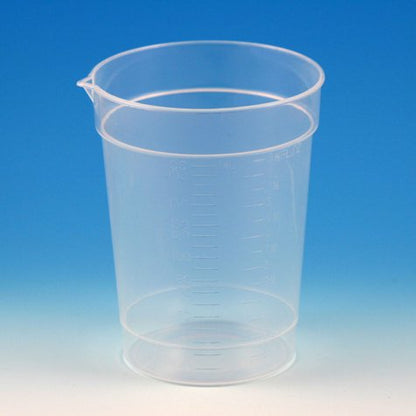 Globe Scientific Specimen Container with Pour Spout 2-1/8 X 3-7/16 Inch 192 mL (6.5 oz.) Without Closure Unprinted NonSterile (541908_CS)