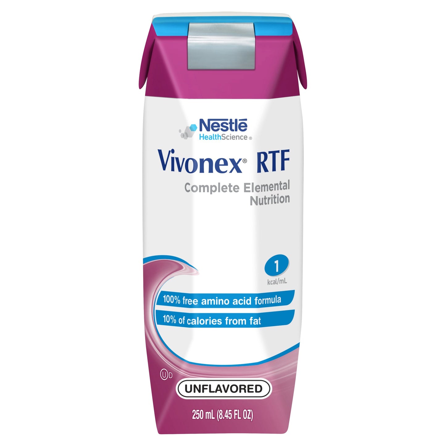 Vivonex® RTF Tube Feeding Formula Unflavored Liquid 250 mL Carton (461283_CS)