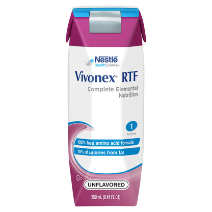 Vivonex® RTF Tube Feeding Formula Unflavored Liquid 250 mL Carton (461283_CS)