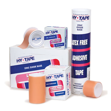 Hy-Tape® Waterproof Medical Tape Pink 1-1/2 Inch X 5 Yard Zinc Oxide Adhesive Zinc Oxide NonSterile (832955_BX)