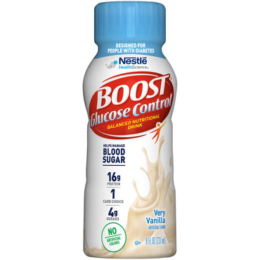 Boost Glucose Control® Oral Supplement Very Vanilla Flavor Liquid 8 oz. Bottle (983707_EA)