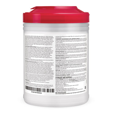 Sani-Cloth® Plus Surface Disinfectant Cleaner Premoistened Germicidal Manual Pull Wipe 160 Count Canister Alcohol Scent NonSterile (370845_CS)