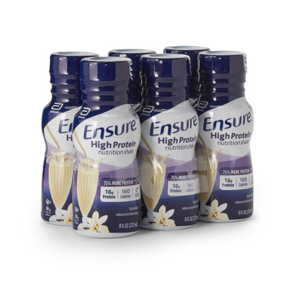 Ensure® High Protein Shake Oral Supplement Vanilla Flavor Liquid 8 oz. Bottle (995521_CT)