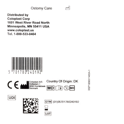 Brava® Ostomy Seal Convex, Starter Hole 1-3/8 Inch (35mm) (1194628_BX)