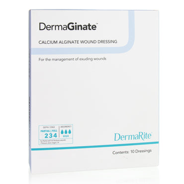 DermaGinate® Alginate Dressing 2 X 2 Inch Square (727076_EA)