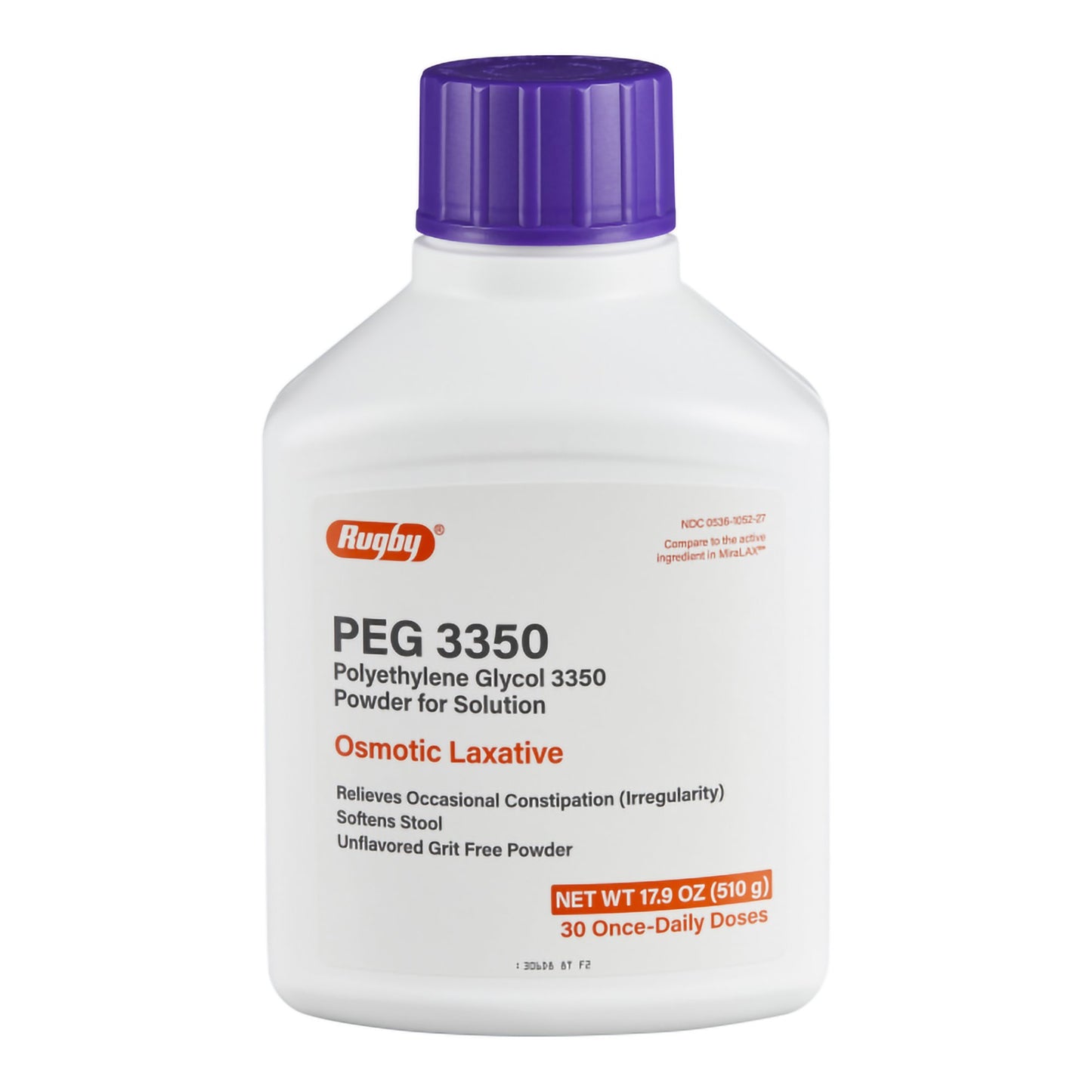 Major Pharmaceuticals Polyethylene Glycol 3350 (PEG 3350) / Sodium Chloride / Sodium Bicarbonate / Potassium Chloride 510 Gram Powder for Solution 30 Doses (1103992_EA)
