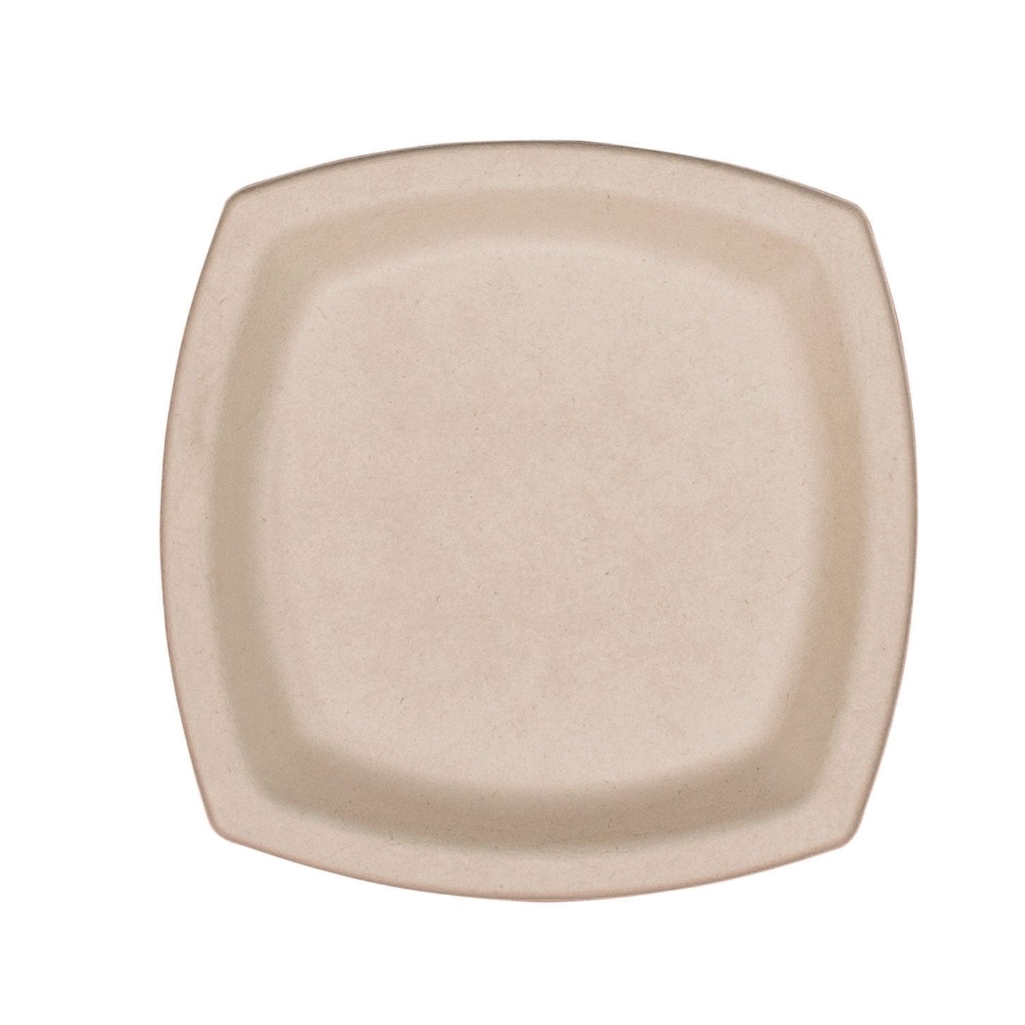 Dart Compostable Fiber Dinnerware, ProPlanet Seal, Plate, 6.7 x 6.7, Tan, 1,000/Carton (DCC6PSC1PF)