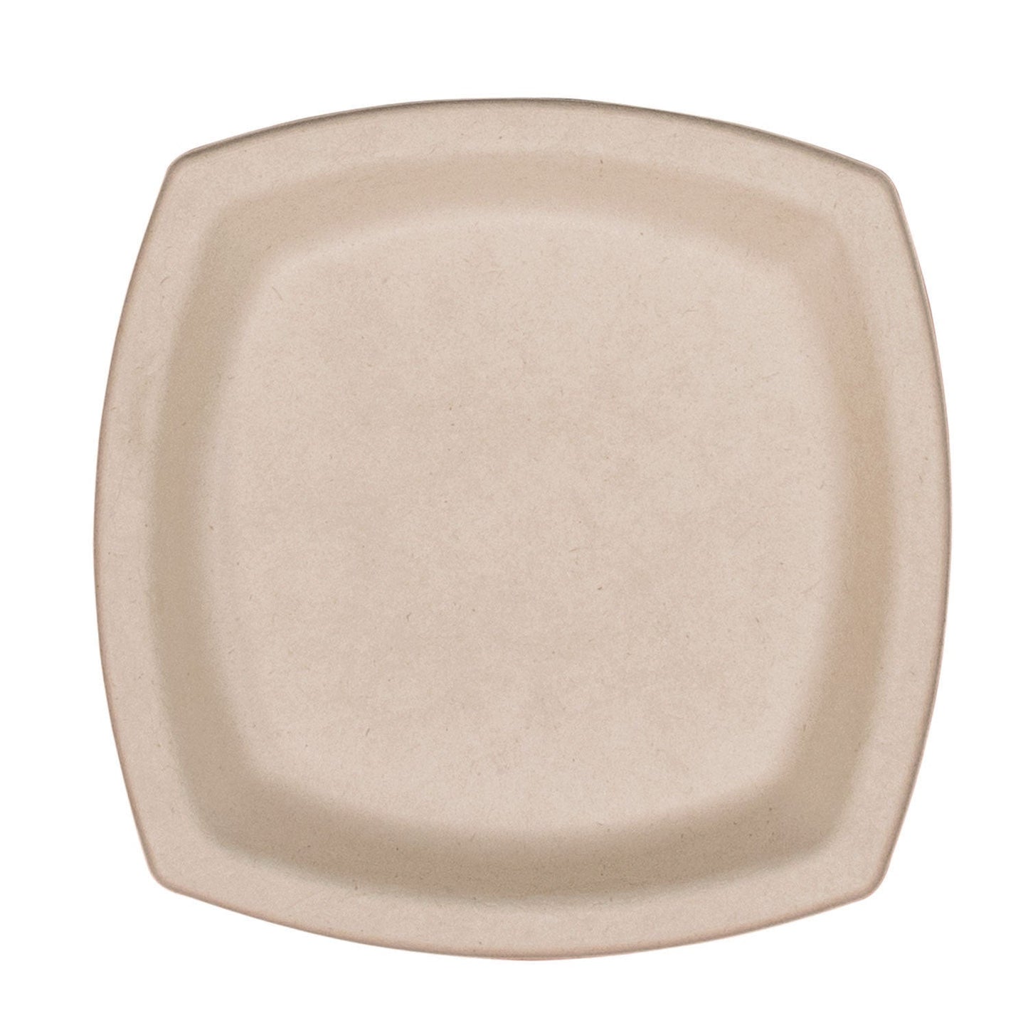 Dart Compostable Fiber Dinnerware, ProPlanet Seal, Plate, 6.7 x 6.7, Tan, 125/Pack (DCC6PSC1PFPK)