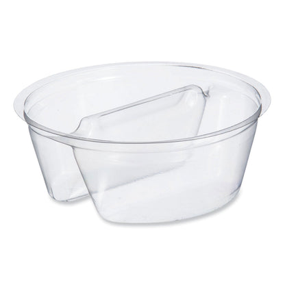 Dart Plastic Cup Insert, 3.5 oz, 3.6" Diameter x 1.3"h, Clear, 1,000/Carton (DCCPF35C2)