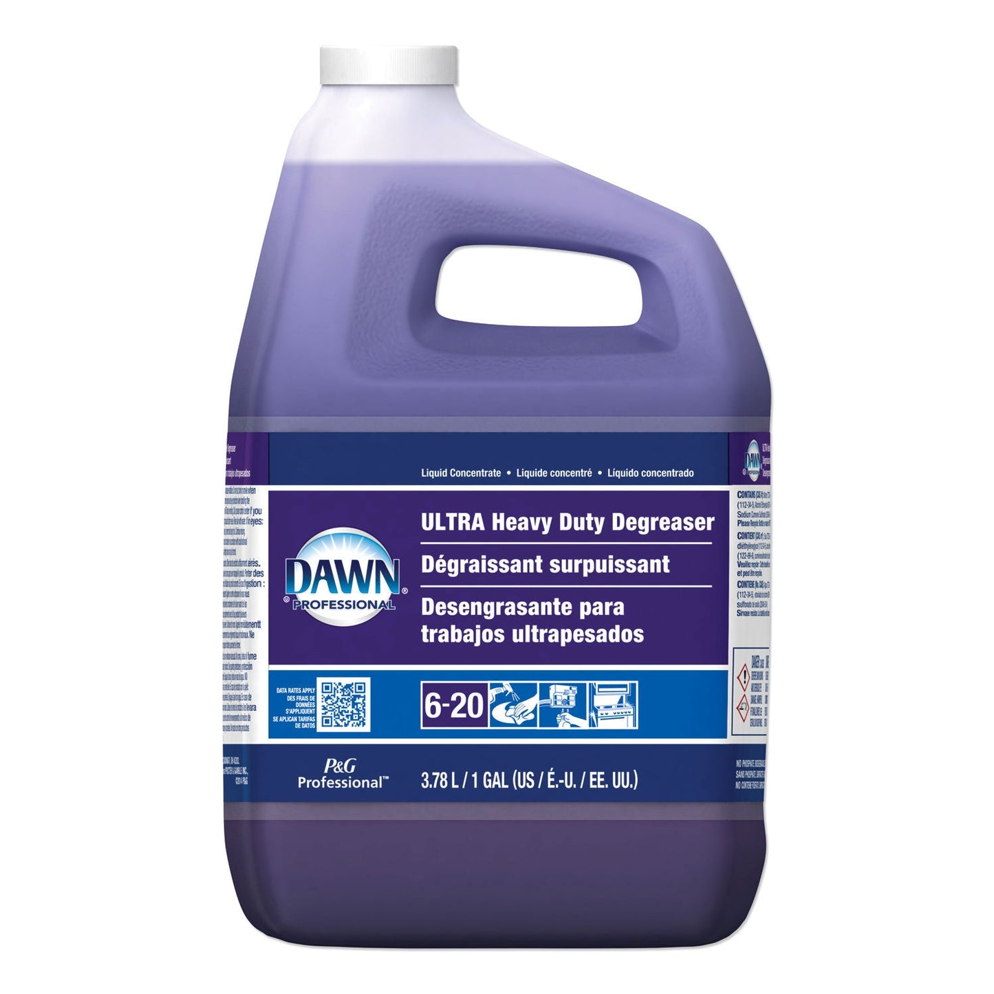 Dawn Heavy Duty Degreaser, 1 gal Closed-Loop Plastic Jug, 3/Carton (PPL57510)