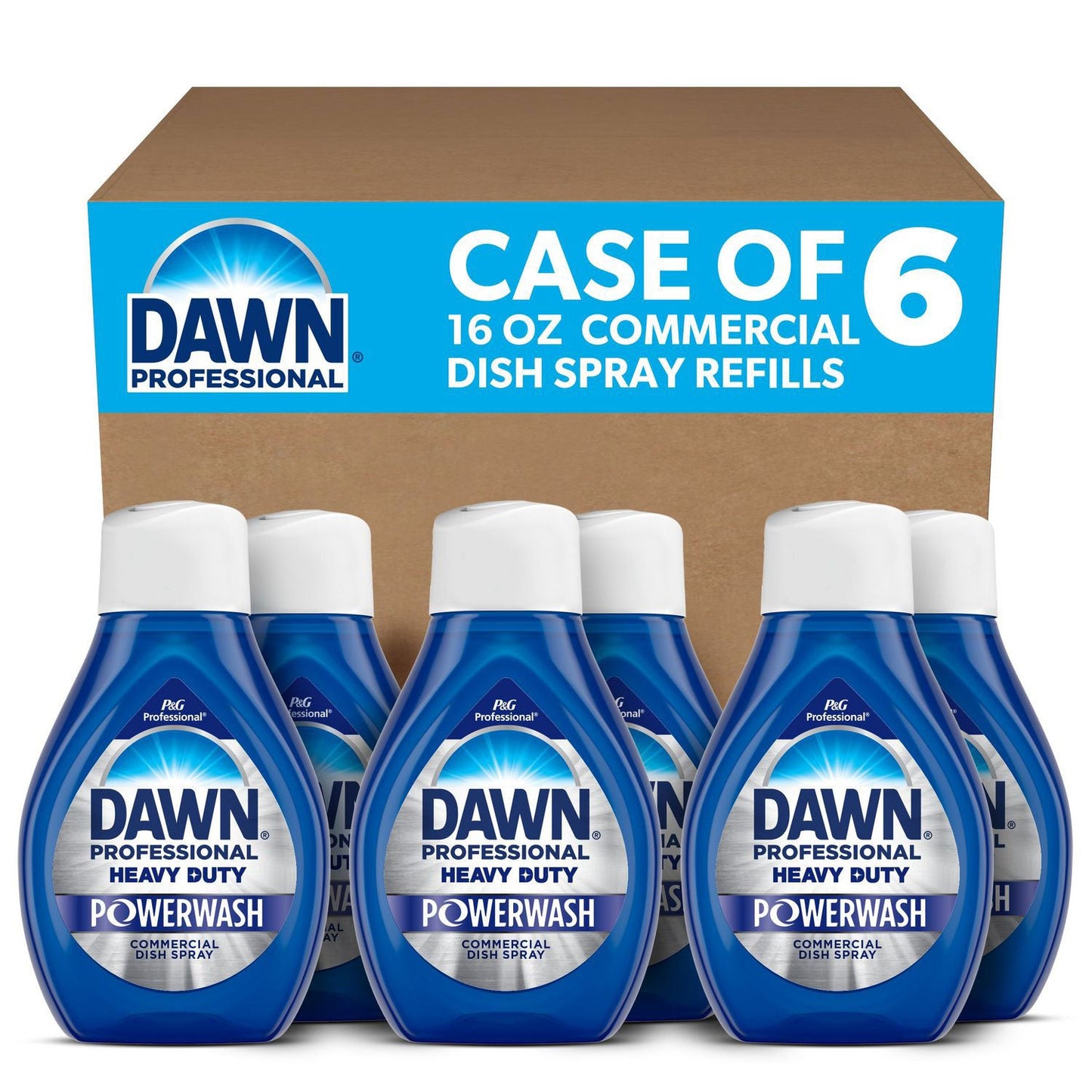 Dawn Heavy Duty Powerwash Commercial Dish Spray, 16 oz Refill Bottle, 6/Carton (PGC15264)