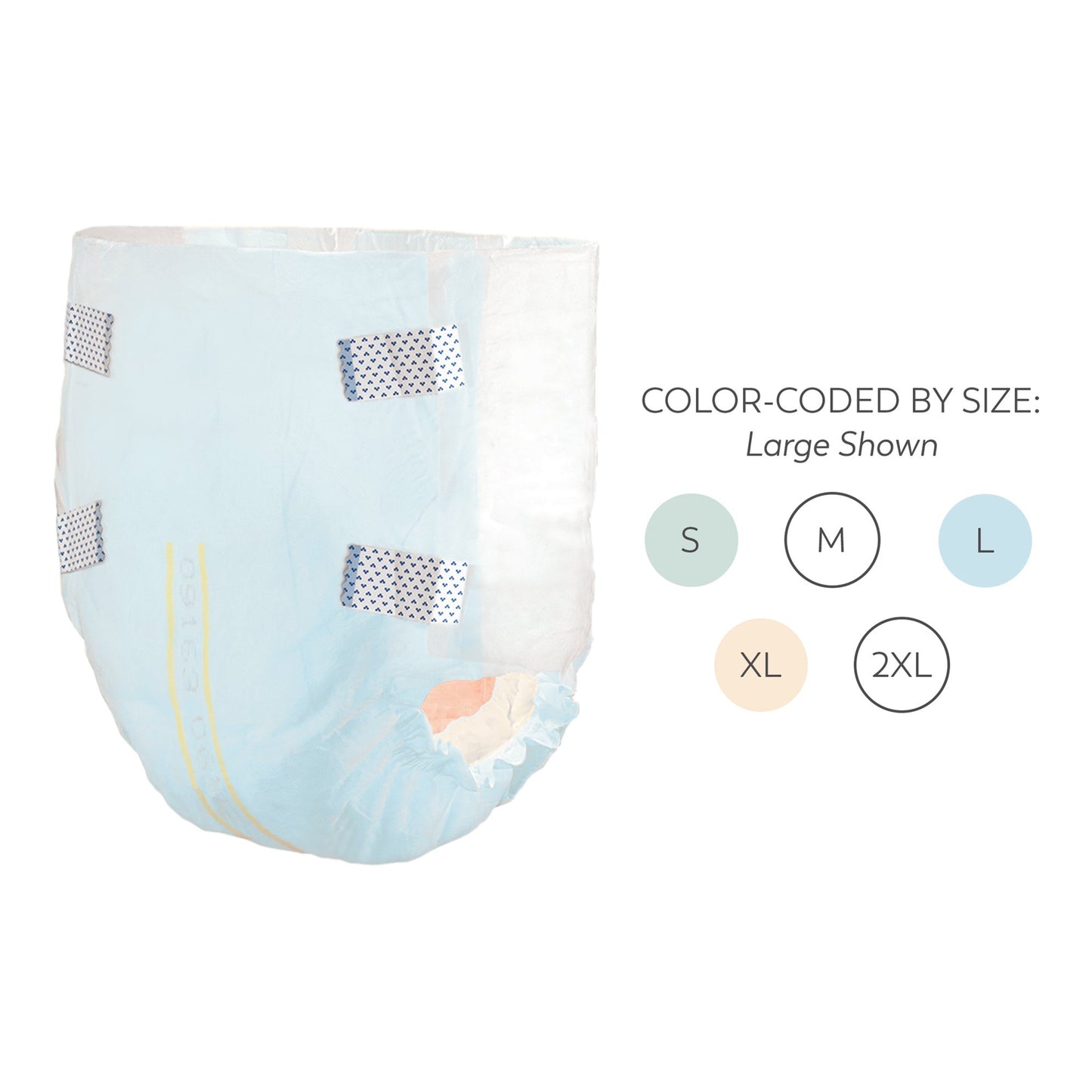 Tranquility SmartCore™ Unisex Adult Incontinence Brief Large Disposable Heavy Absorbency (801662_CS)