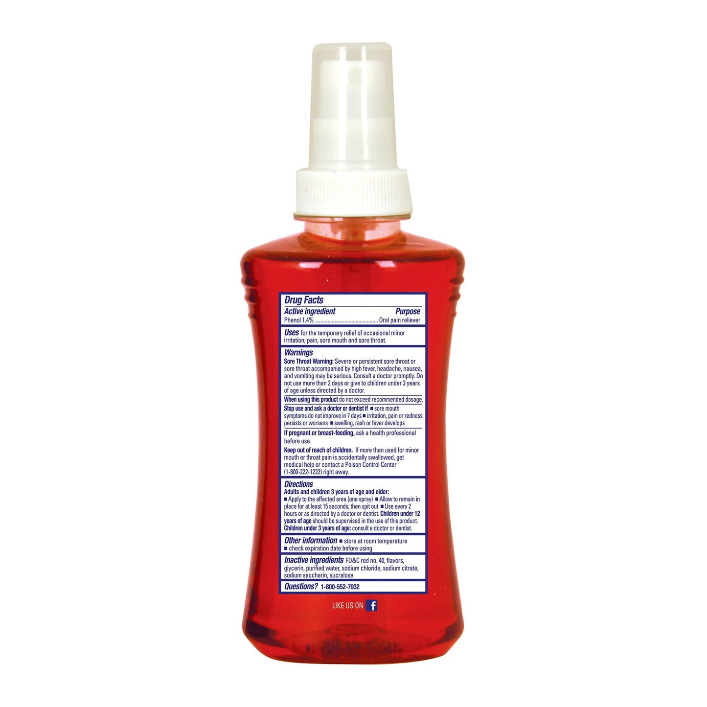 Chloraseptic® Sore Throat Relief 1.4% Strength Oral Spray 6 oz. (257703_EA)