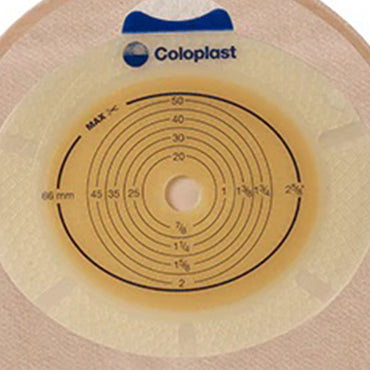 SenSura® EasiClose™ Ostomy Pouch One-Piece System 11-1/2 Inch Length, Maxi Flat, Trim to Fit 3/8 to 3 Inch Stoma Drainable (586186_BX)