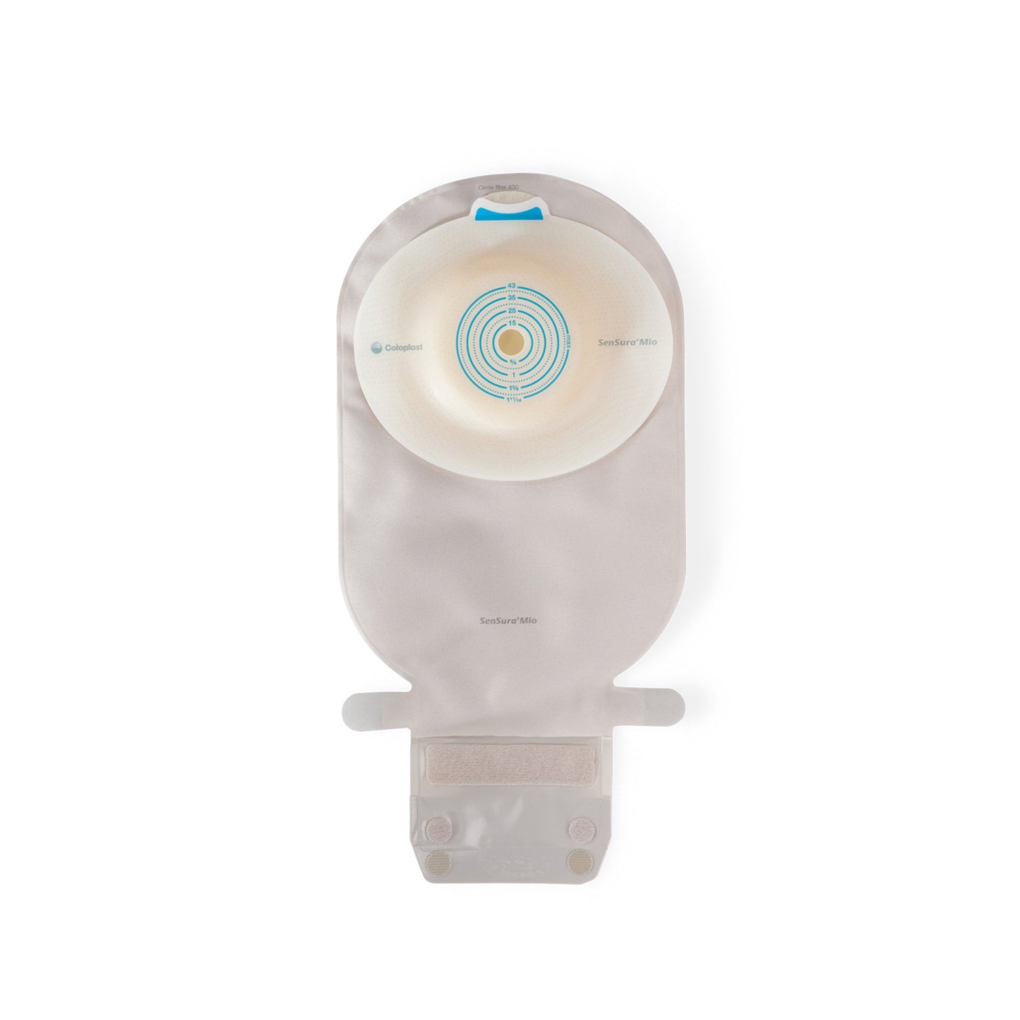 SenSura® Mio Convex Ostomy Pouch One-Piece System 11 Inch Length, Maxi Deep Convex, Trim to Fit 3/8 to 1-11/16 Inch Stoma Drainable (995392_BX)