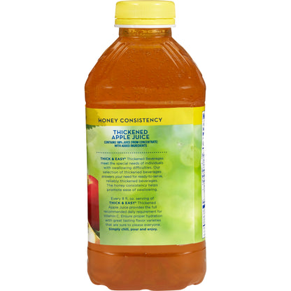 Thick & Easy® Thickened Beverage 46 oz. Bottle Apple Flavor Liquid IDDSI Level 3 Moderately Thick/Liquidized (797170_EA)