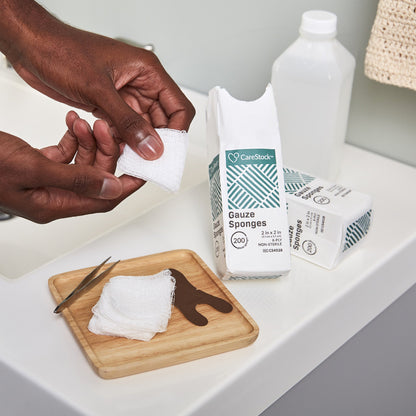 CareStock™ Gauze Sponge 2 X 2 Inch 8-Ply NonSterile 200 per Pack (1242199_PK)