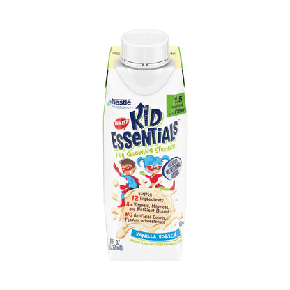 Boost® Kid Essentials™ 1.5 with Fiber Pediatric Oral Supplement Vanilla Vortex Flavor 8 oz. Carton Liquid Vitamins / Minerals (1178512_EA)