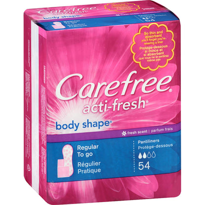 Carefree® actifresh® Panty Liner Regular Absorbency (954282_PK)