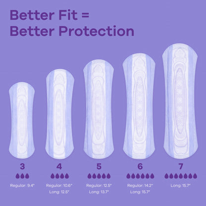 Always® Discreet Bladder Control Pad 9.4 Inch Length Light Absorbency Super Absorbent Core Size 3 (928408_PK)