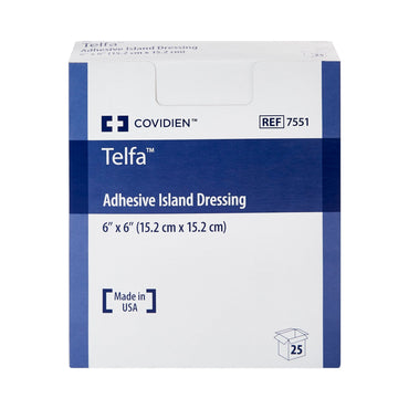 Telfa™ Island Dressing 6 X 6 Inch Square Sterile (459064_EA)