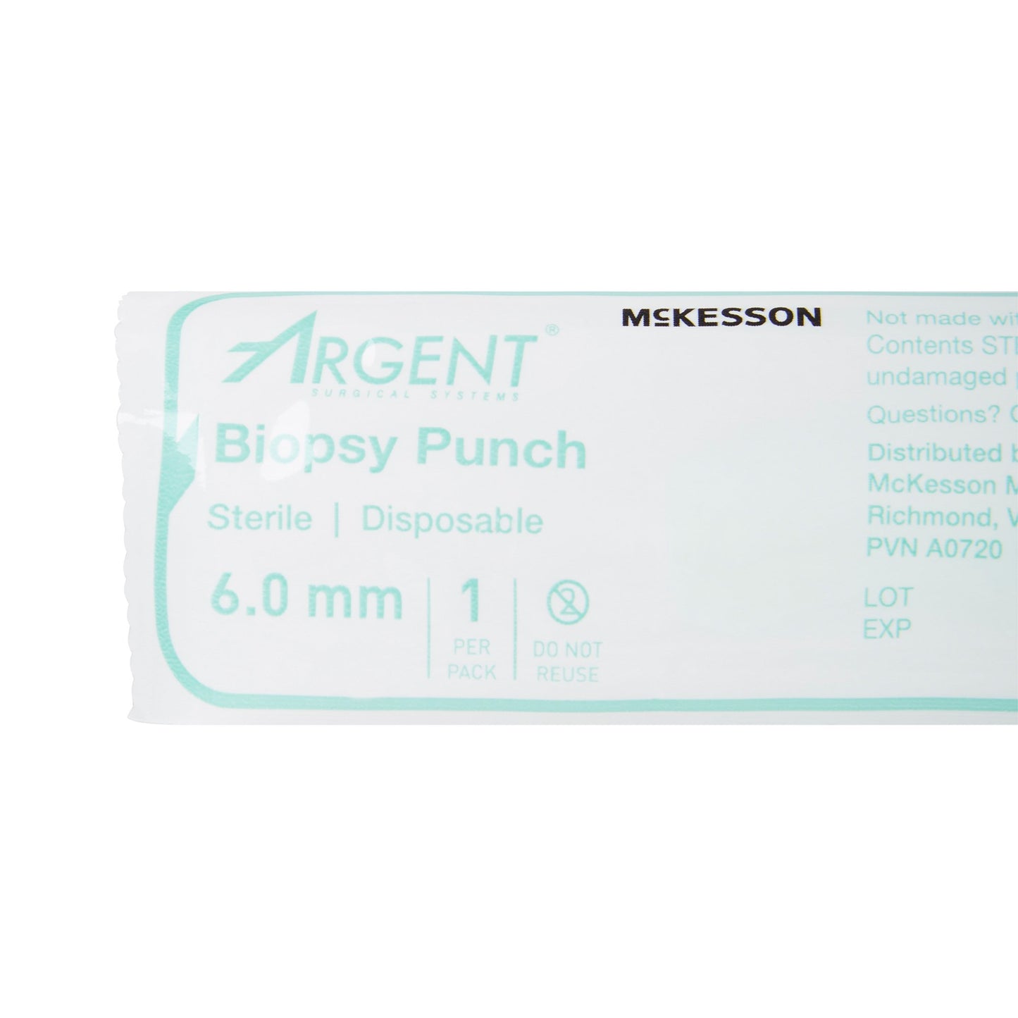 McKesson Argent™ Biopsy Punch Dermal 6 mm (1175177_EA)