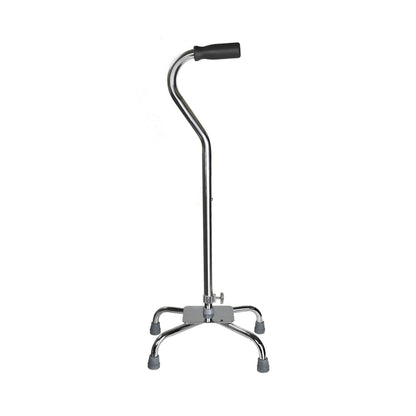 McKesson Large Base Quad Cane Steel 29 to 37-1/2 Inch Height Chrome (1065218_CS)