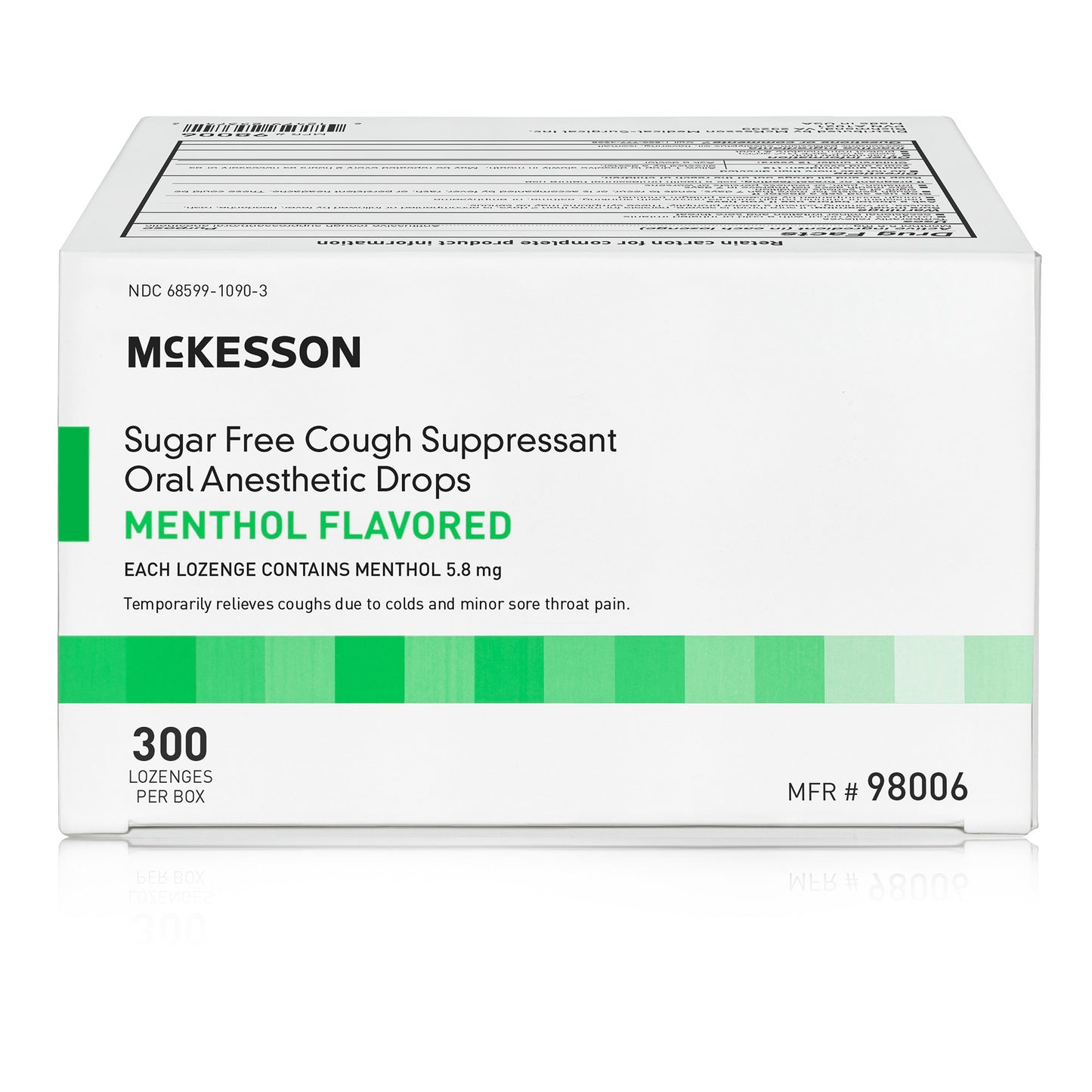 McKesson Brand Cold and Cough Relief 7.6 mg Strength Lozenge 300 per Box (1111731_BX)