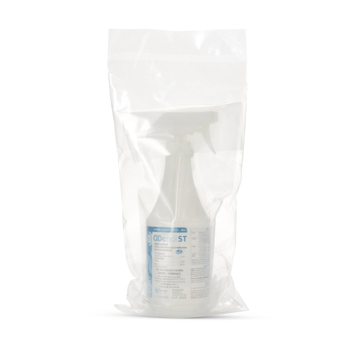 CiDehol® ST Surface Disinfectant Cleaner Alcohol Based Trigger Spray Liquid 16 oz. Bottle Alcohol Scent Sterile (1136512_CS)