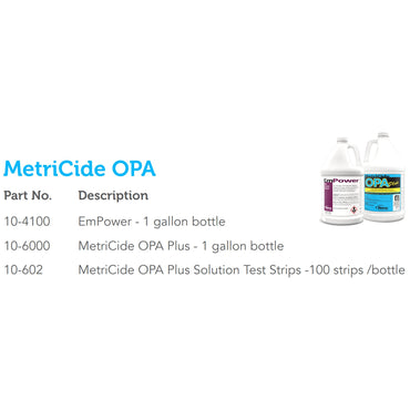 MetriCide™ OPA Plus OPA High-Level Disinfectant RTU Liquid 1 gal. Jug Reusable (636937_CS)