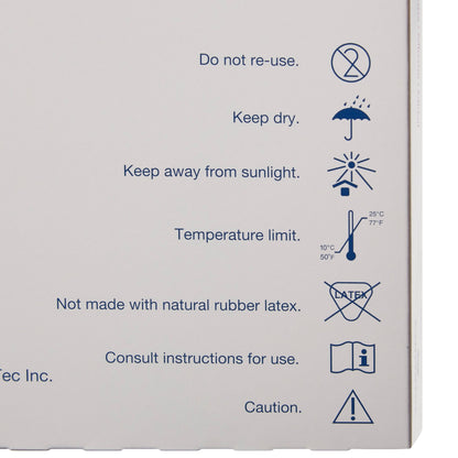 Aquacel® Foam Dressing 5-1/2 X 8 Inch With Border Waterproof Film Backing Silicone Adhesive Heel Sterile (802597_EA)
