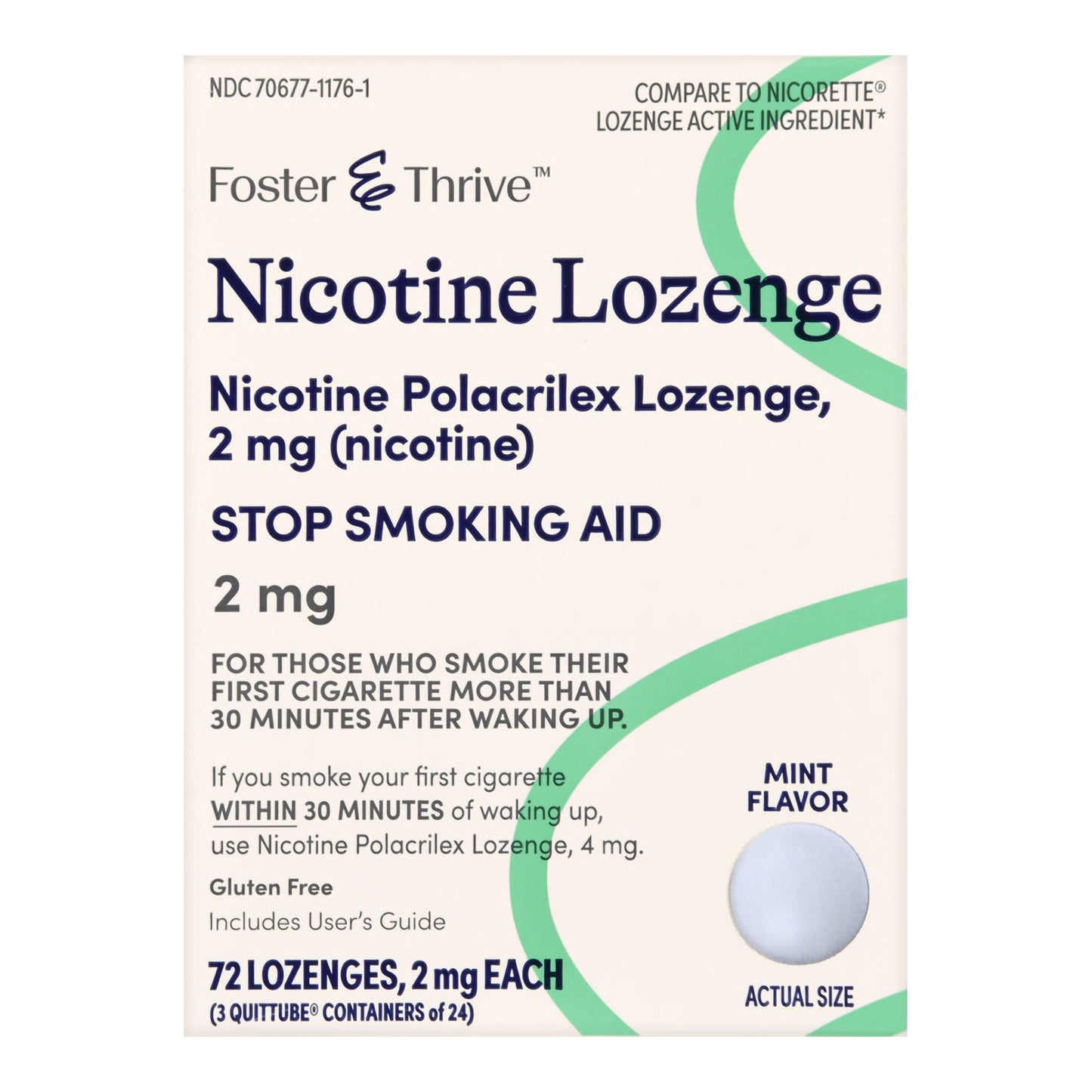 Foster & Thrive™ Stop Smoking Aid 2 mg Strength Lozenge (1238952_PK)