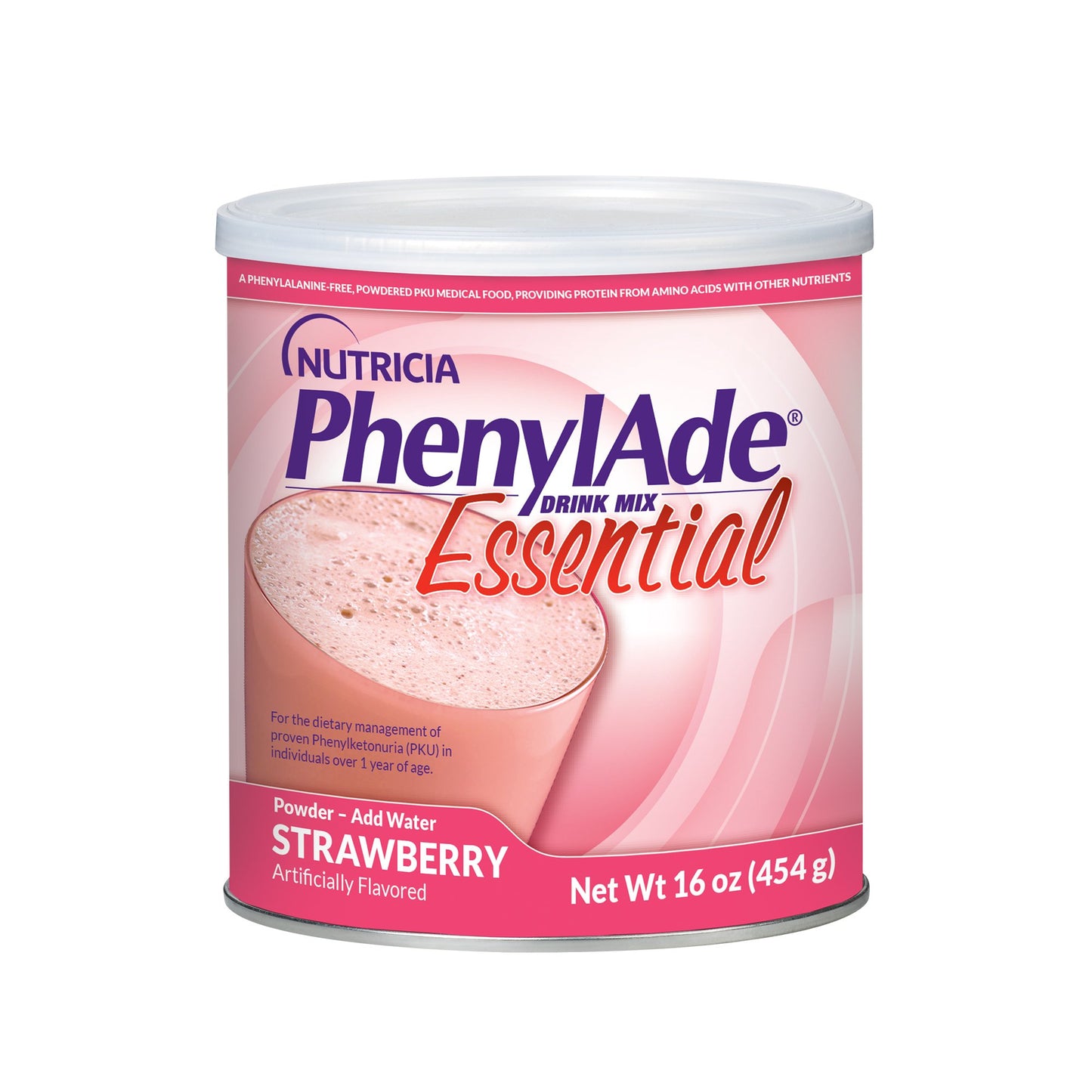 PhenylAde® Oral Supplement Strawberry Flavor Powder 16 oz. / 454 Gram Canister (1262874_CS)