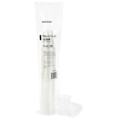 McKesson Drinking Cup 7 oz. Clear Polypropylene Disposable (1127770_CS)