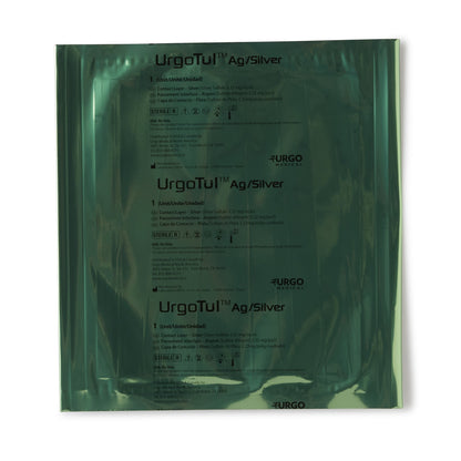 UrgoTul™AG/Silver Silver Wound Contact Layer Dressing 6 X 8 Inch Rectangle Sterile (617706_BX)