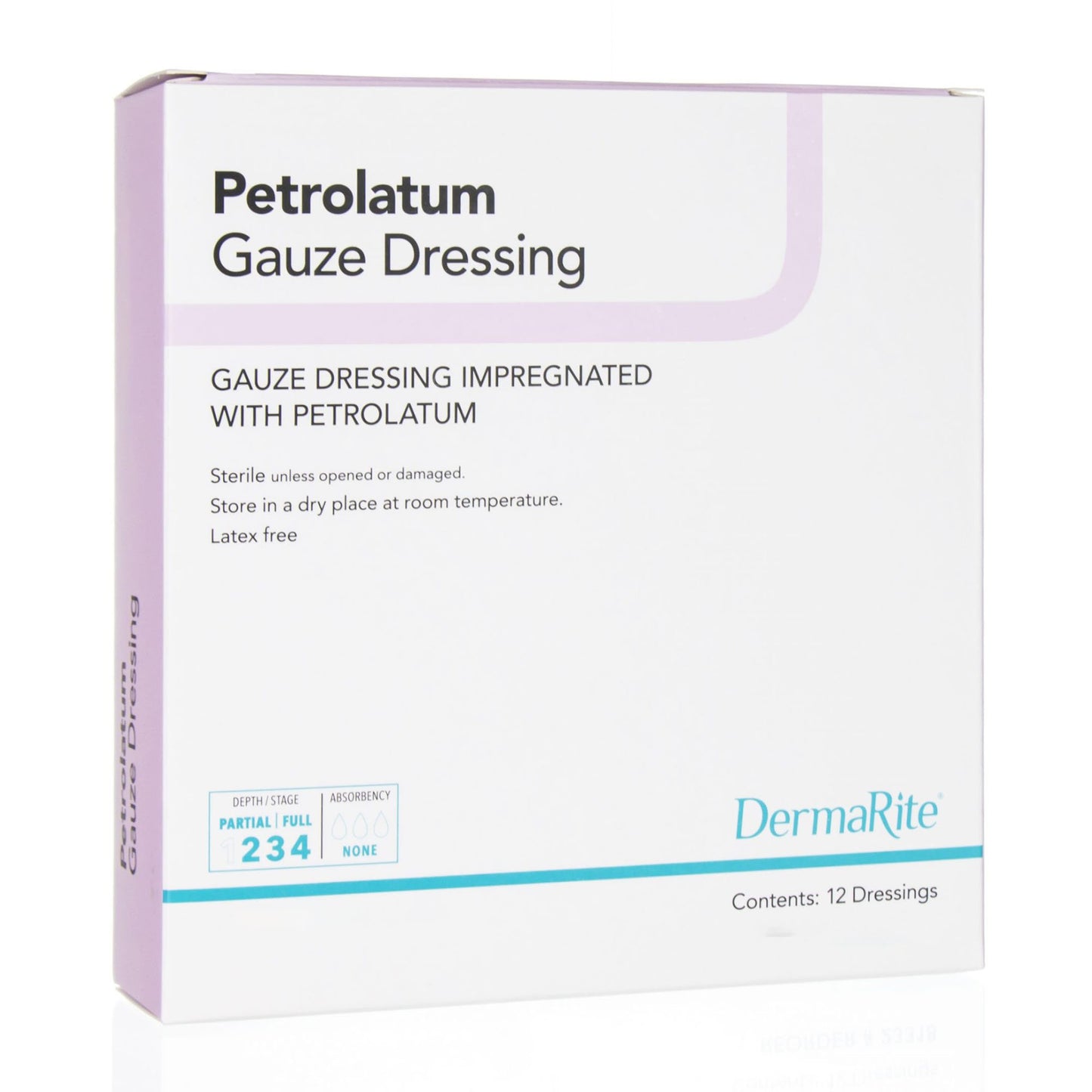 DermaRite® Petrolatum Impregnated Dressing Strip 1 X 8 Inch Sterile (946689_BX)