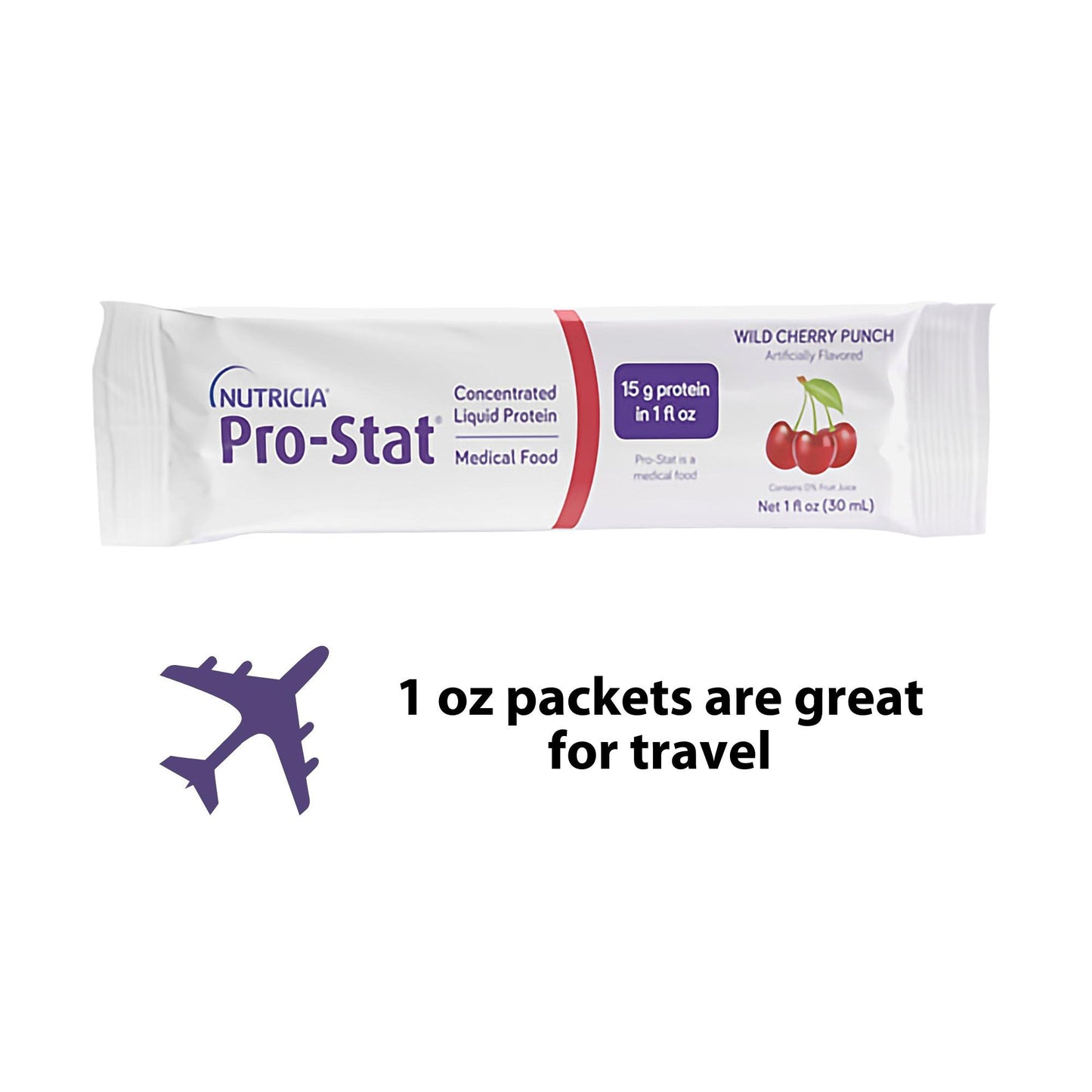 Pro-Stat® Oral Supplement Wild Cherry Punch Flavor Liquid 1 oz. Individual Packet (625275_EA)