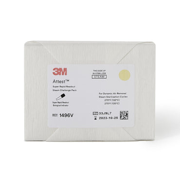Attest™ Super Rapid Readout Sterilization Indicator Challenge Pack Steam (852222_CS)
