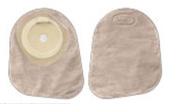 Premier™ Ostomy Pouch One-Piece System 7 Inch Length Flat, Pre-Cut 1-3/16 Inch Stoma Closed End (495230_BX)